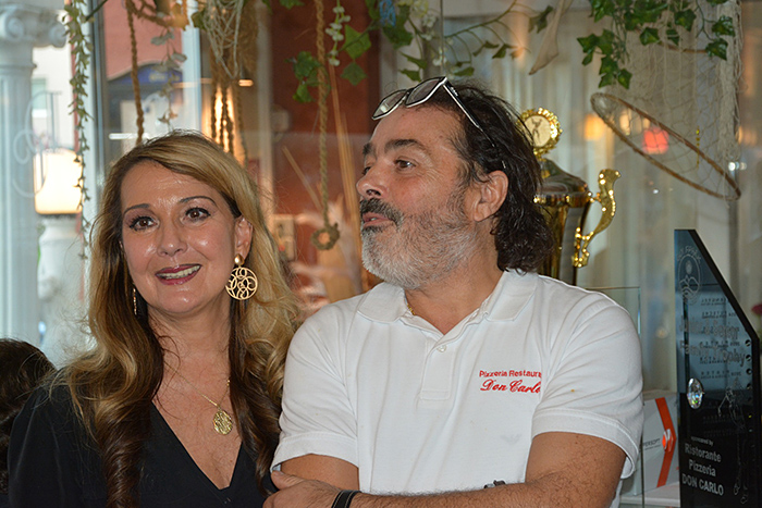 Gertraud und Calogero Calabrò, Inhaber der Pizzeria Don Carlo