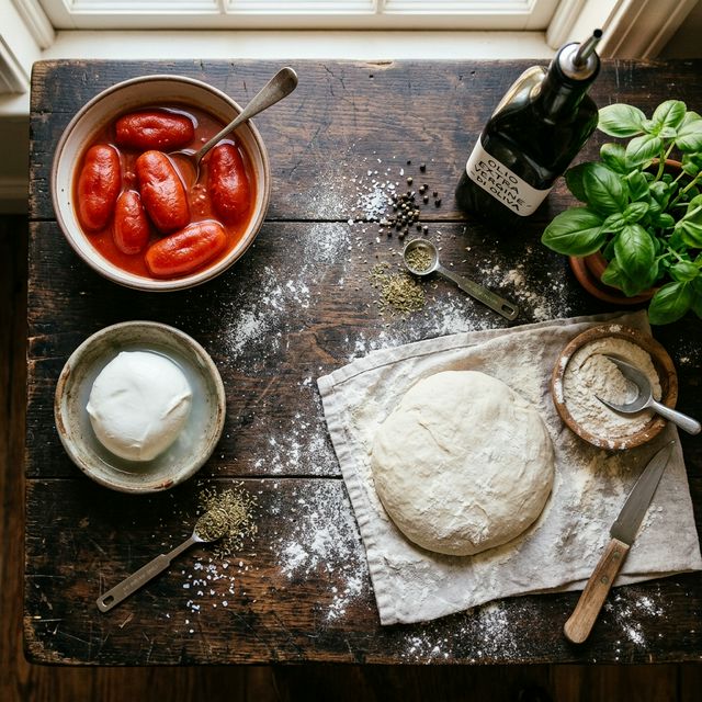 Frische rohe Premium Zutaten